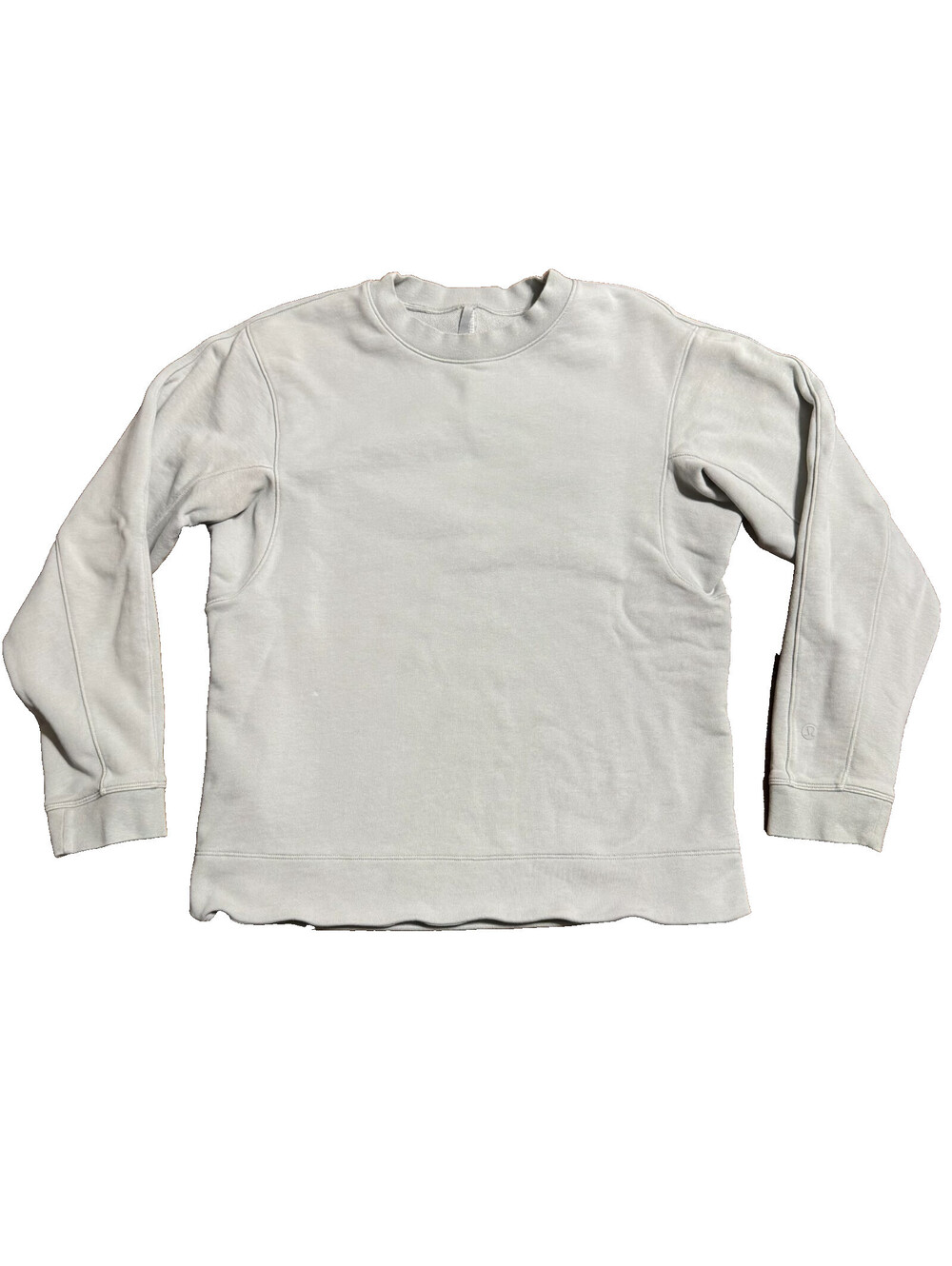 Lululemon Mens Sweatshirt S Grey French Terry Long Sleeve Crewneck Athletic